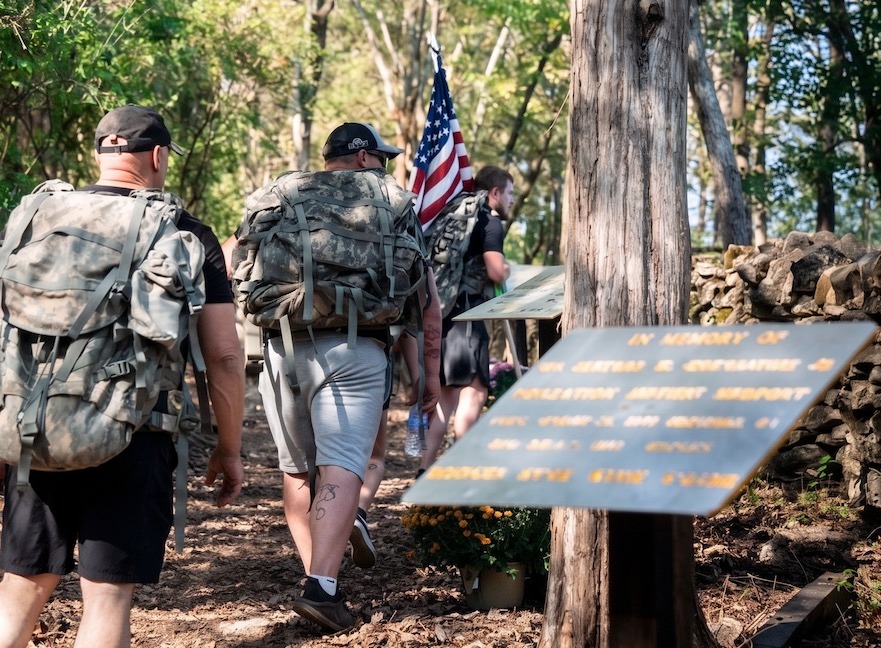 19 Permanent Steel Memorial Stations along the Kentucky Limestone Wall