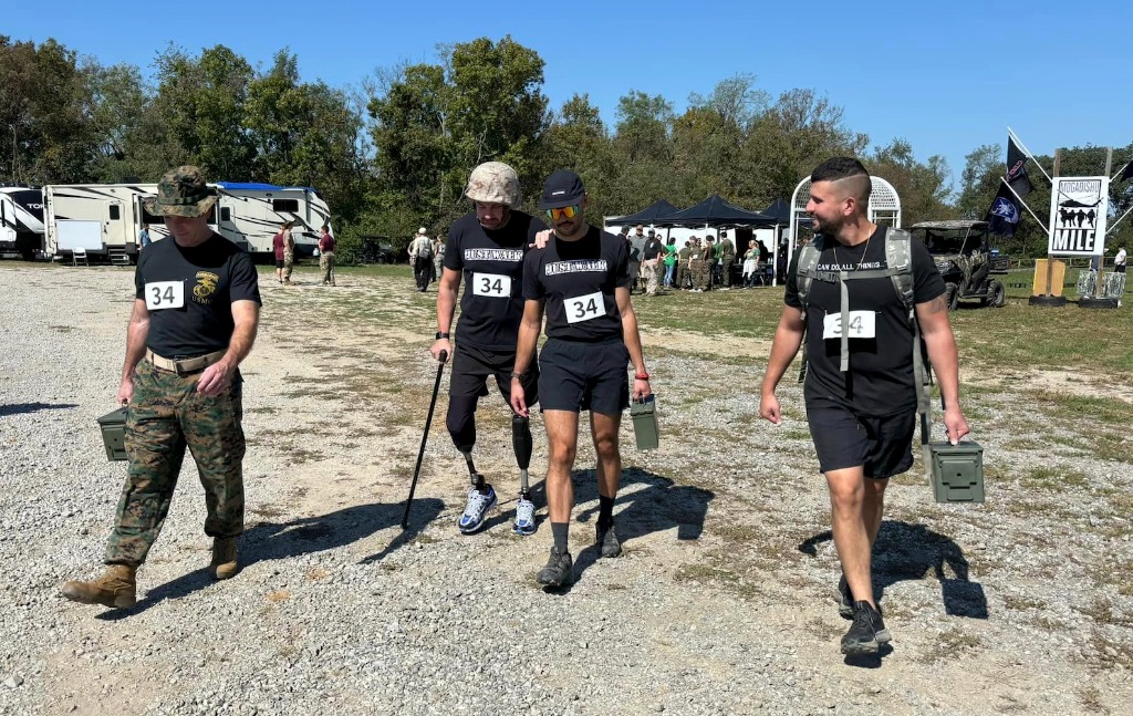 Warriors on Wheels & Adaptive Athletes competing on the Mogadishu Mile